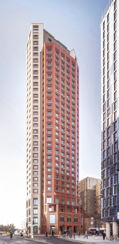 Southern Access Solutions assisting Century Facades at The Enclave, Acton, London.