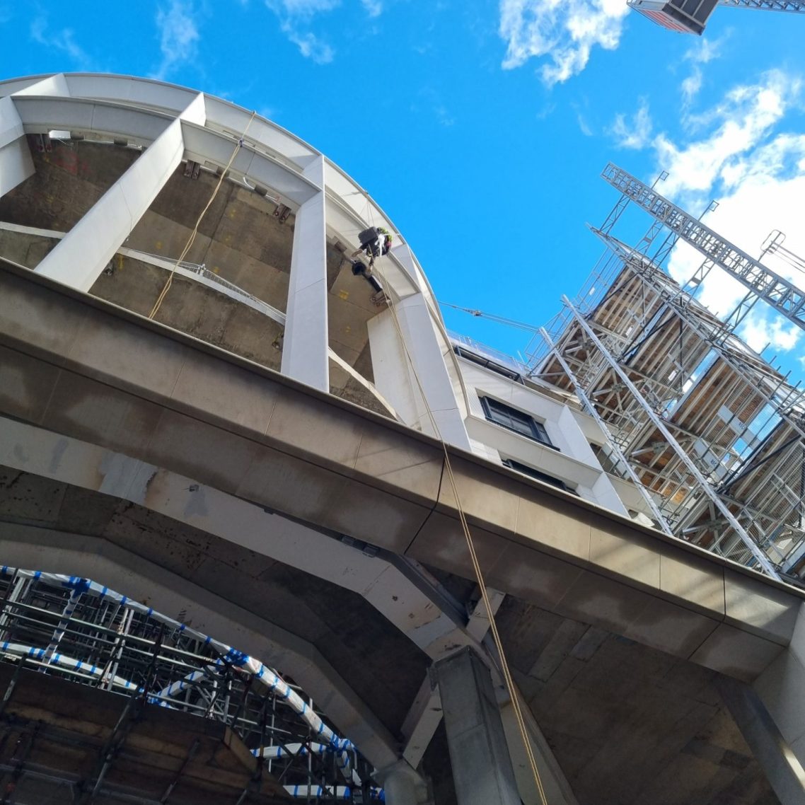 Rope access mastic work in Bayswater London